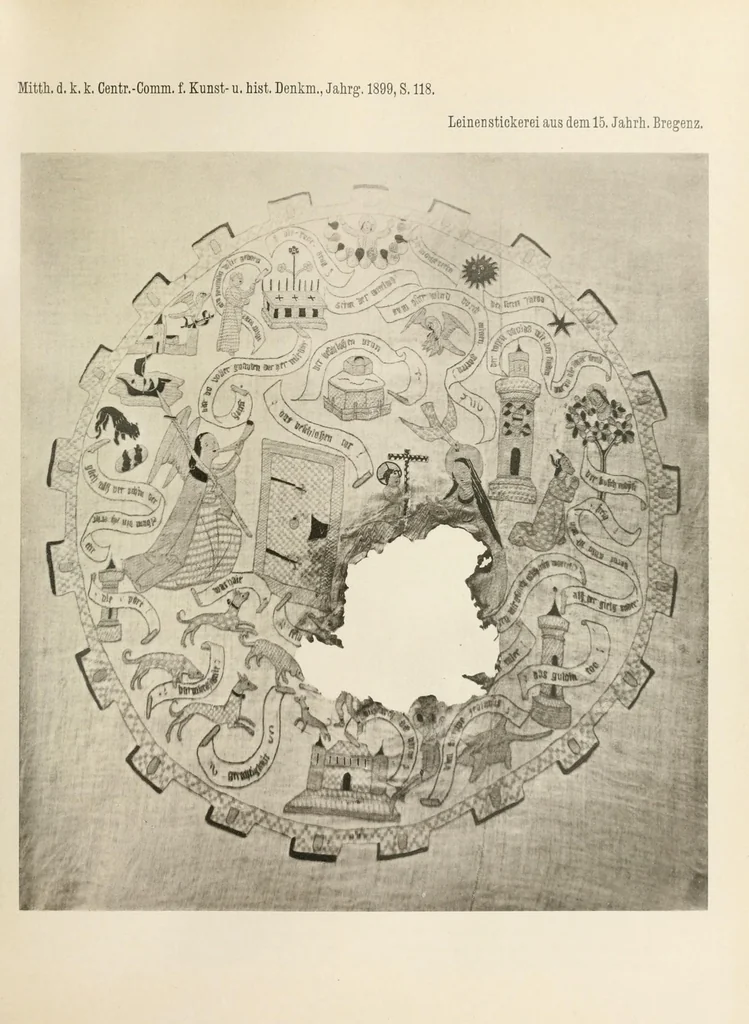 An illustration from Mittheilungen der K.K. Central-Commission zur Erforschung und Erhaltung der Kunst- und Historischen Denkmale, 1875, leaf 165