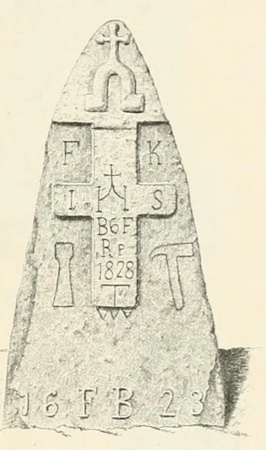 An illustration from Mittheilungen der K.K. Central-Commission zur Erforschung und Erhaltung der Kunst- und Historischen Denkmale, 1875, leaf 23