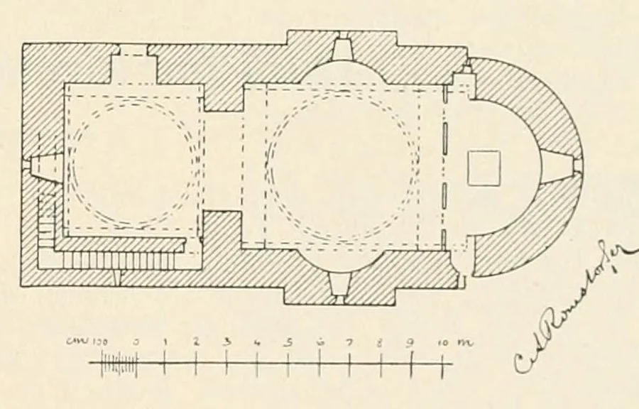An illustration from Mittheilungen der K.K. Central-Commission zur Erforschung und Erhaltung der Kunst- und Historischen Denkmale, 1875, leaf 249