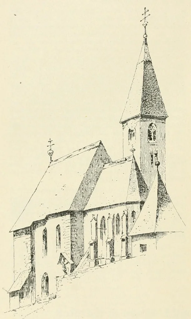 An illustration from Mittheilungen der K.K. Central-Commission zur Erforschung und Erhaltung der Kunst- und Historischen Denkmale, 1875, leaf 254