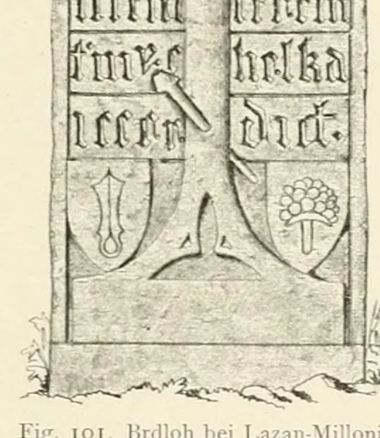 An illustration from Mittheilungen der K.K. Central-Commission zur Erforschung und Erhaltung der Kunst- und Historischen Denkmale, 1875, leaf 27