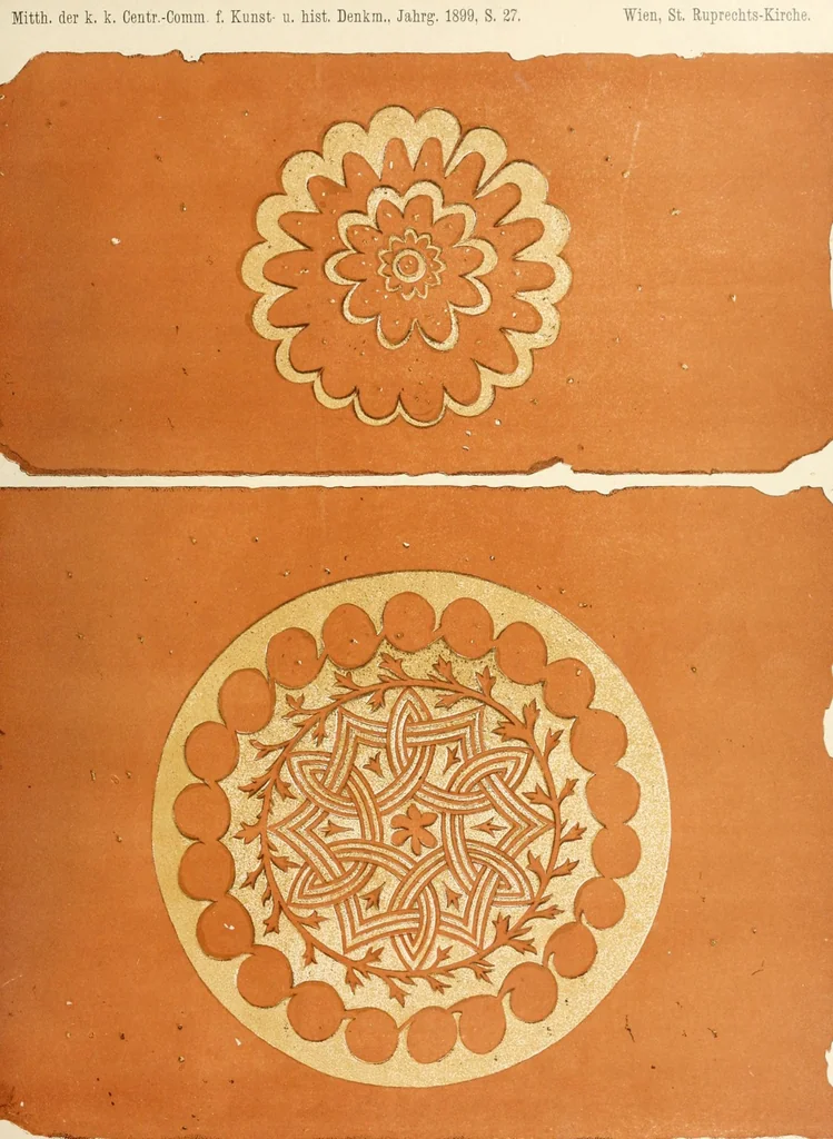 An illustration from Mittheilungen der K.K. Central-Commission zur Erforschung und Erhaltung der Kunst- und Historischen Denkmale, 1875, leaf 53