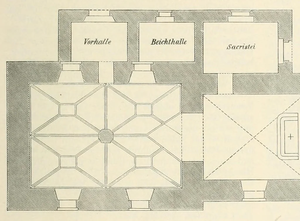 An illustration from Mittheilungen der K.K. Central-Commission zur Erforschung und Erhaltung der Kunst- und Historischen Denkmale, 1875, leaf 97