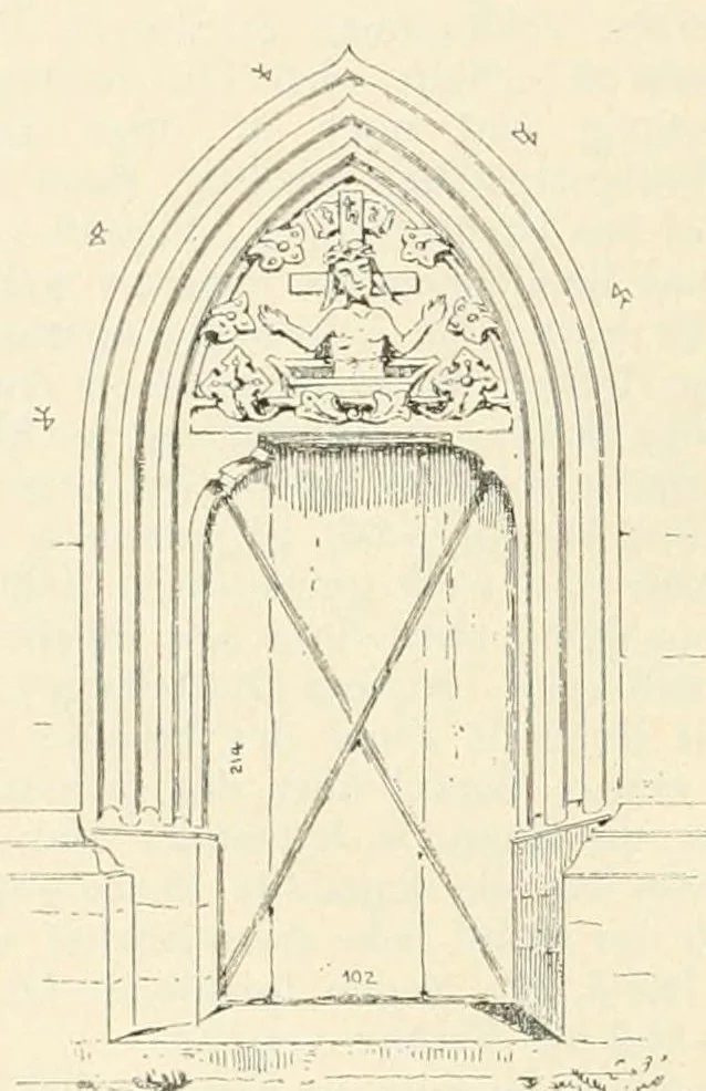 An illustration from Mittheilungen der K.K. Central-Commission zur Erforschung und Erhaltung der Kunst- und Historischen Denkmale, 1875, leaf 194