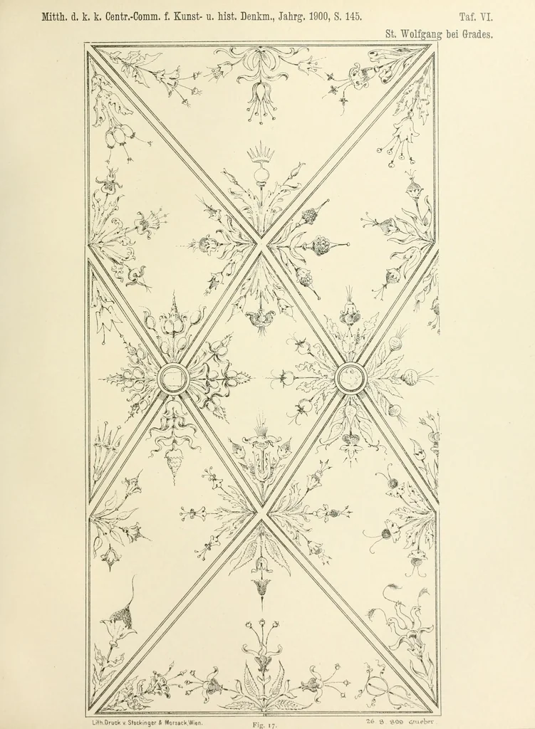 An illustration from Mittheilungen der K.K. Central-Commission zur Erforschung und Erhaltung der Kunst- und Historischen Denkmale, 1875, leaf 197