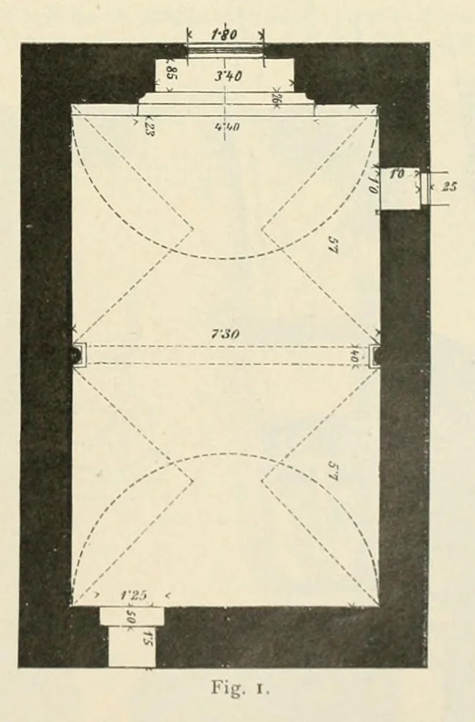 An illustration from Mittheilungen der K.K. Central-Commission zur Erforschung und Erhaltung der Kunst- und Historischen Denkmale, 1875, leaf 35