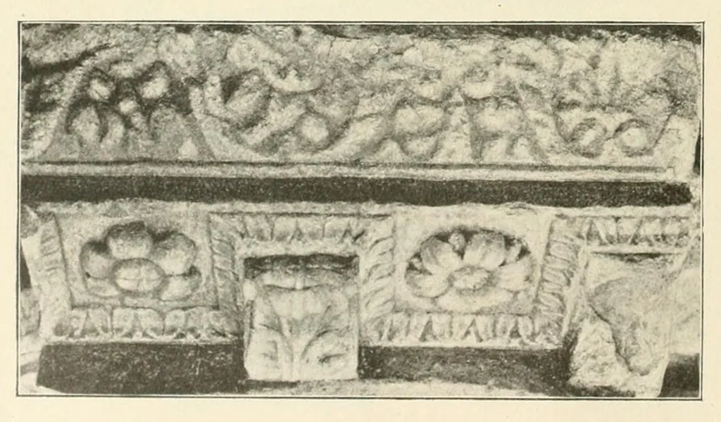 An illustration from Mittheilungen der K.K. Central-Commission zur Erforschung und Erhaltung der Kunst- und Historischen Denkmale, 1875, leaf 58