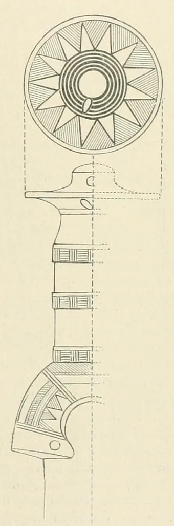 An illustration from Mittheilungen der K.K. Central-Commission zur Erforschung und Erhaltung der Kunst- und Historischen Denkmale, 1875, leaf 79