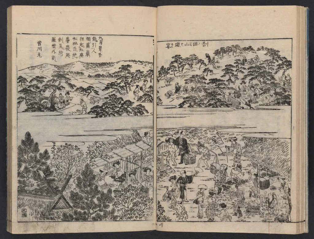 An illustration from Miyako rinsen meishō zue : zenbu rokusatsu, 1800, leaf 18
