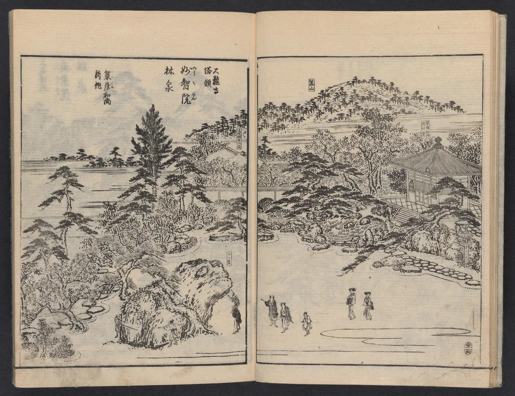An illustration from Miyako rinsen meishō zue : zenbu rokusatsu, 1800, leaf 11