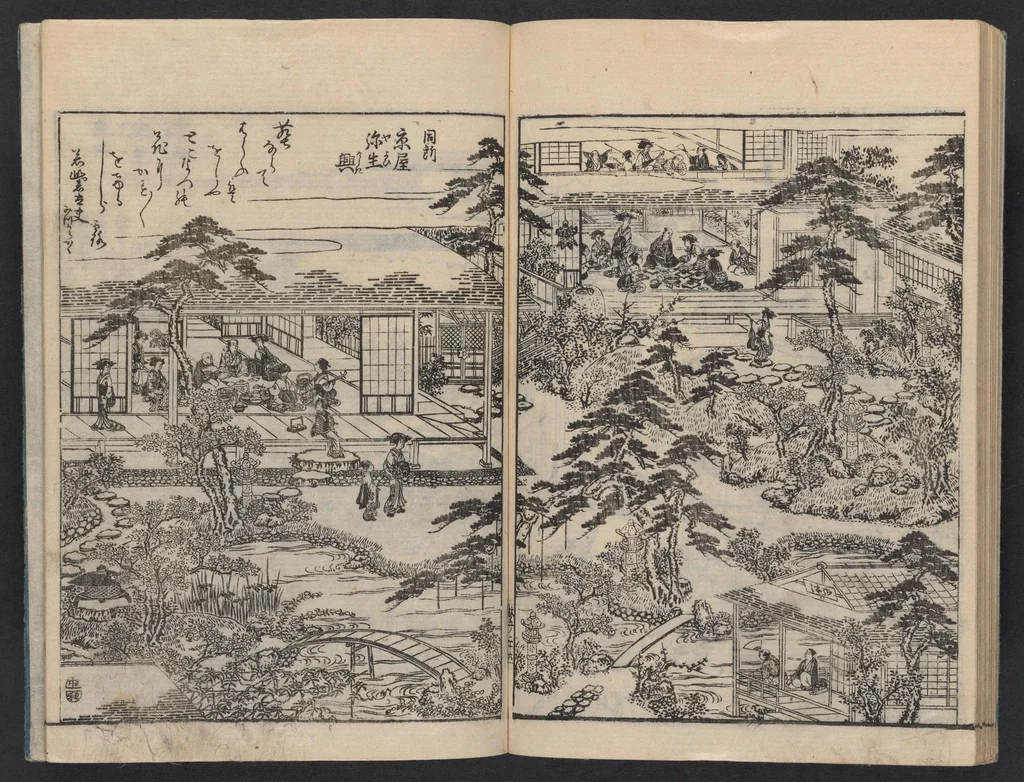 An illustration from Miyako rinsen meishō zue : zenbu rokusatsu, 1800, leaf 28