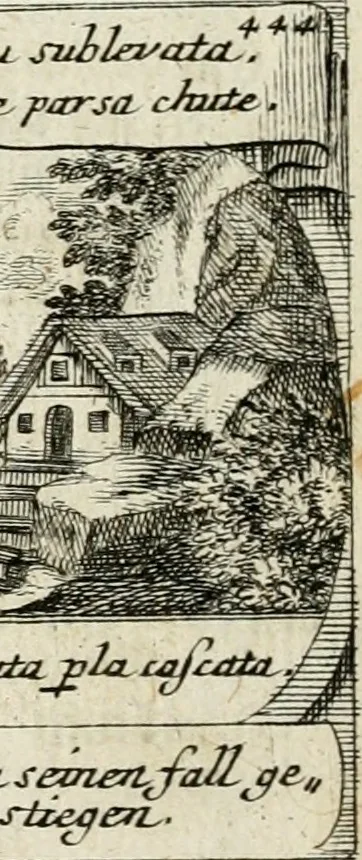 An illustration from M. Laurentii Wolfgangi Woyttens Emblematischer Parnassus : worauf die Musen, ihre Blumen-Lese, zu allerhand Freuden und Trauer-Kräntzen halten : um, den Lob-werthen Tugend-Chor, durch angenehme Rosen : hergegen, das ungezähmte Laster-Thun, mit wildem Dorn- und Distel-Flor, zu krönen : nach specialem Verlangen, in einem Gefilde, von funffzehen Hundert in dreyen verschiedlichen Theilen verfassten .., 1727, leaf 168