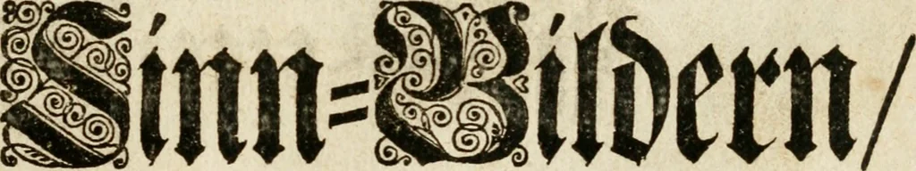An illustration from M. Laurentii Wolfgangi Woyttens Emblematischer Parnassus : worauf die Musen, ihre Blumen-Lese, zu allerhand Freuden und Trauer-Kräntzen halten : um, den Lob-werthen Tugend-Chor, durch angenehme Rosen : hergegen, das ungezähmte Laster-Thun, mit wildem Dorn- und Distel-Flor, zu krönen : nach specialem Verlangen, in einem Gefilde, von funffzehen Hundert in dreyen verschiedlichen Theilen verfassten .., 1727, leaf 4