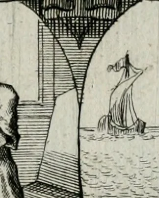 An illustration from M. Laurentii Wolfgangi Woyttens Emblematischer Parnassus : worauf die Musen, ihre Blumen-lese zu allerhand Freuden und Trauer-kränken halten. Um den Lob-werthen Tugend-chor durch angenehme rosen hergegen das ungezähmte Laster-thun mit wildem Dorn- und Distel-flor zu krönen, 1727, leaf 250