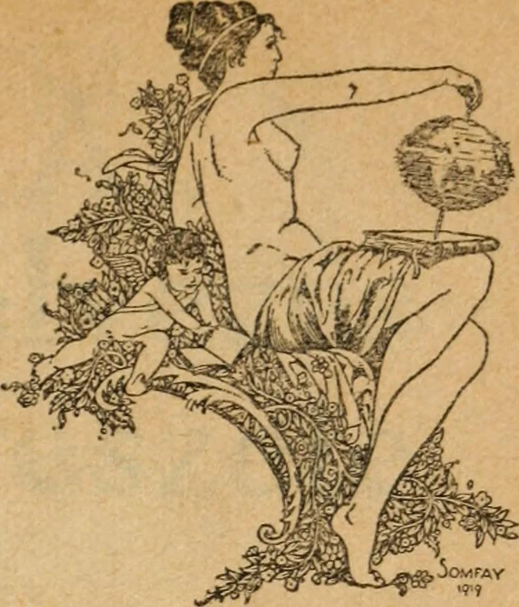 An illustration from A mélvezés mvészete, 1919, leaf 4