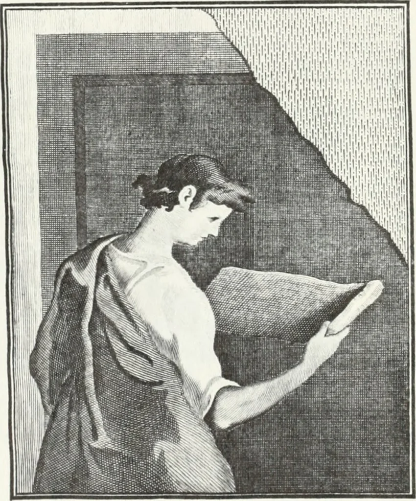 An illustration from M.L. Vitrvuio Pollione Di architettura : dal vero esemplare latino nella volgar lingua tradotto, e con le figure a suoi luoghi con mirãdo ordine insignito : anchora con la tauola alfabetica, nella quale facilmente si potra trouare la moltitudine de vocaboli a suoi luoghi cõ gran diligenza esposti e dichiarati : mai piu da alcuno altro fin al presente stampato a grande vtilita di ciascuno studioso, 1535, leaf 1