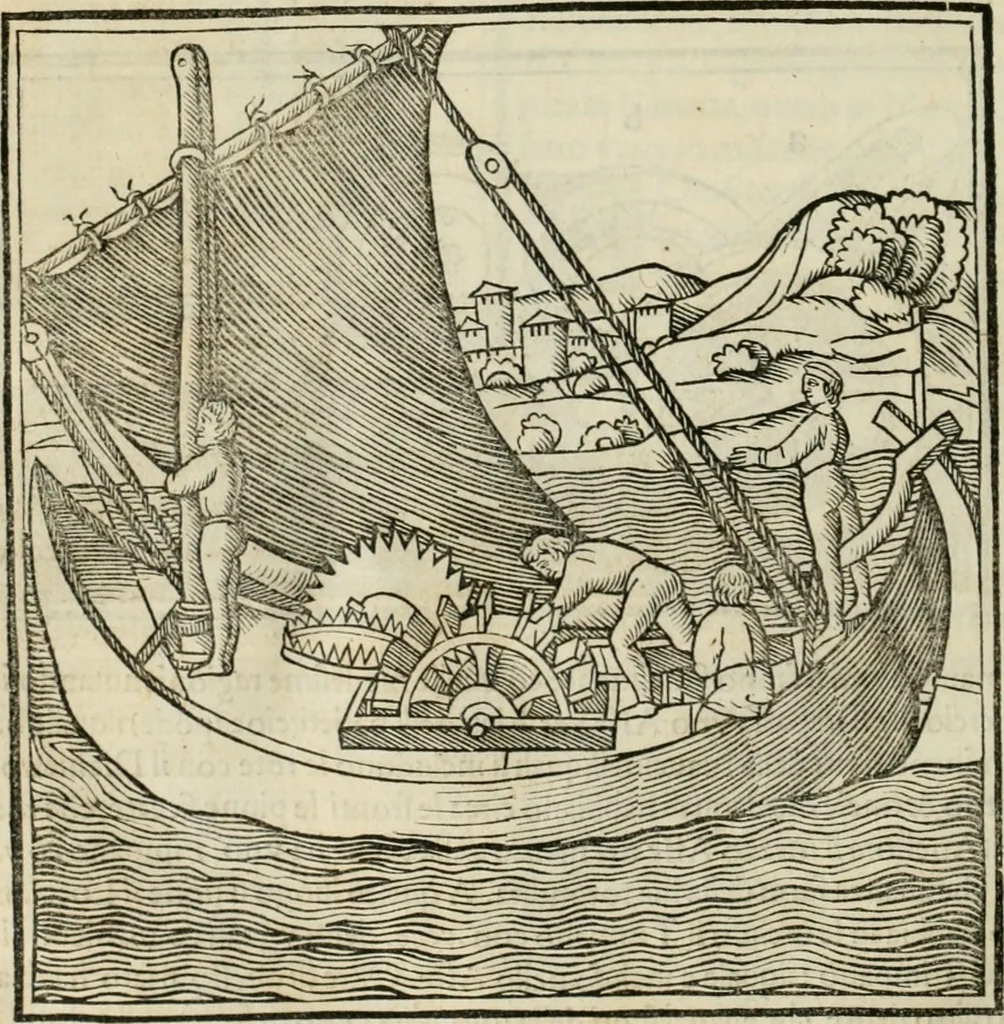 An illustration from M.L. Vitrvuio Pollione Di architettura : dal vero esemplare latino nella volgar lingua tradotto, e con le figure a suoi luoghi con mirãdo ordine insignito : anchora con la tauola alfabetica, nella quale facilmente si potra trouare la moltitudine de vocaboli a suoi luoghi cõ gran diligenza esposti e dichiarati : mai piu da alcuno altro fin al presente stampato a grande vtilita di ciascuno studioso, 1535, leaf 235