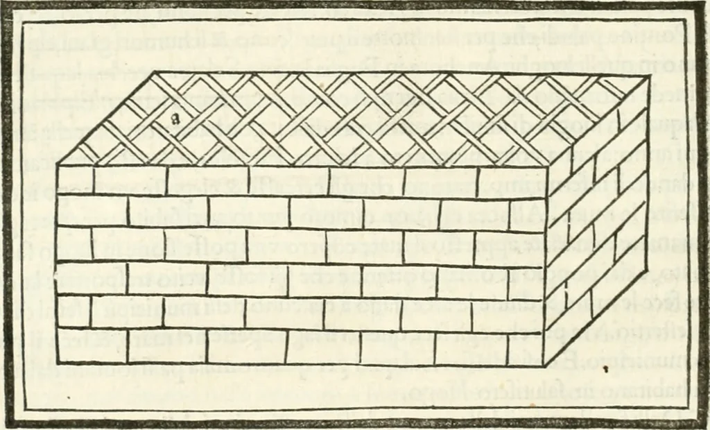 An illustration from M.L. Vitrvuio Pollione Di architettura : dal vero esemplare latino nella volgar lingua tradotto, e con le figure a suoi luoghi con mirãdo ordine insignito : anchora con la tauola alfabetica, nella quale facilmente si potra trouare la moltitudine de vocaboli a suoi luoghi cõ gran diligenza esposti e dichiarati : mai piu da alcuno altro fin al presente stampato a grande vtilita di ciascuno studioso, 1535, leaf 41