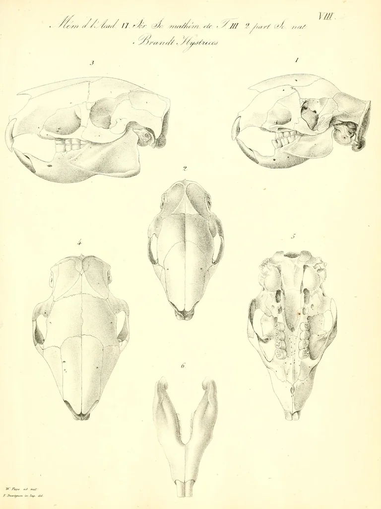 An illustration from Mémoires de l'Académie impériale des sciences de St.-Pétersbourg. sér. 6, 1835, leaf 453