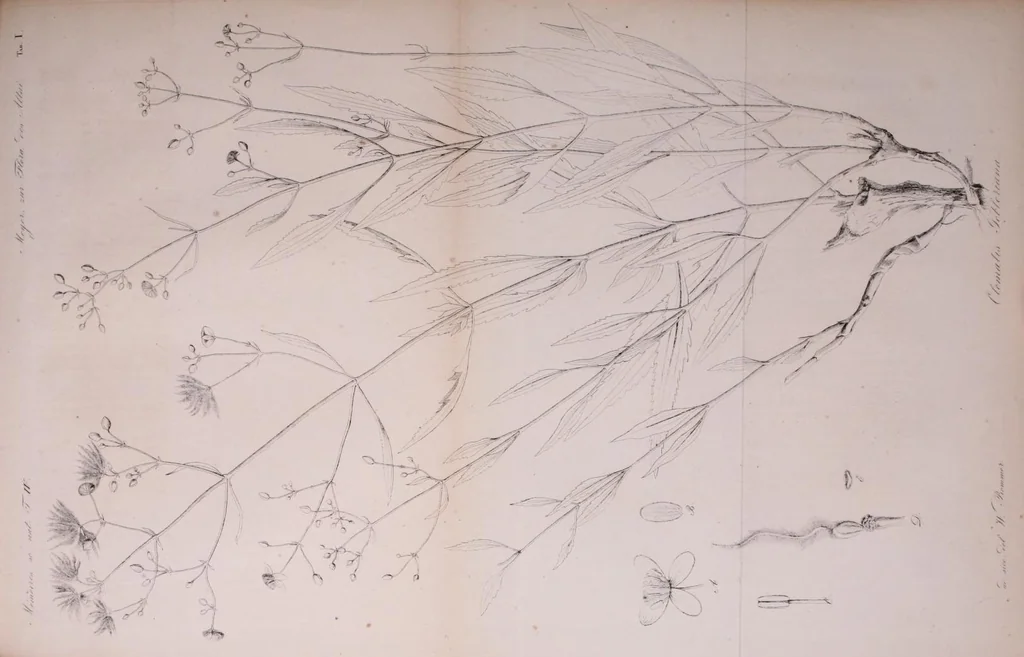 An illustration from Mémoires de l'Académie impériale des sciences de St.-Pétersbourg. sér. 6, 1835, leaf 273