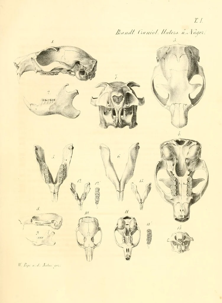 An illustration from Mémoires de l'Académie impériale des sciences de St.-Pétersbourg. sér. 6, 1835, leaf 365
