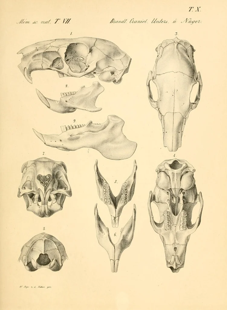 An illustration from Mémoires de l'Académie impériale des sciences de St.-Pétersbourg. sér. 6, 1835, leaf 385