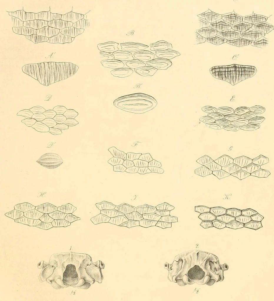 An illustration from Mémoires de l'Académie impériale des sciences de St.-Pétersbourg. sér. 6, 1835, leaf 89