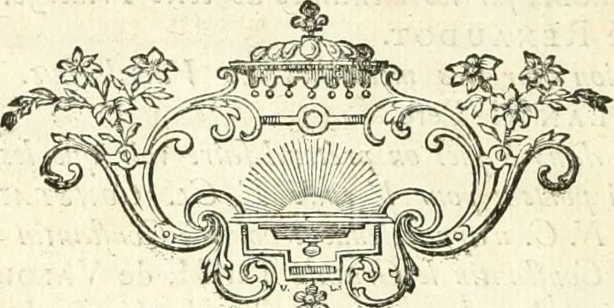 An illustration from Mémoires de littérature tirez des registres de l'Académie royale des inscriptions et belles lettres, depuis le renouvellement de cette Académie jusqu'en 1705, 1717, leaf 11