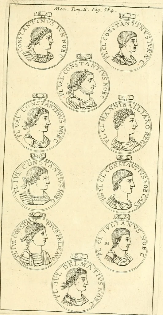 An illustration from Mémoires de littérature tirez des registres de l'Académie royale des inscriptions et belles lettres, depuis le renouvellement de cette Académie jusqu'en 1705, 1717, leaf 606