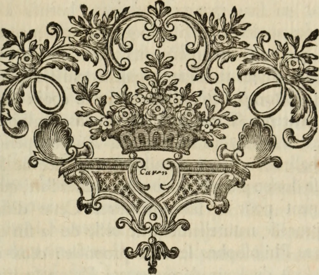 An illustration from Mémoires de littérature tirez des registres de l'Académie royale des inscriptions et belles lettres, depuis le renouvellement de cette Académie jusqu'en 1705, 1717, leaf 202