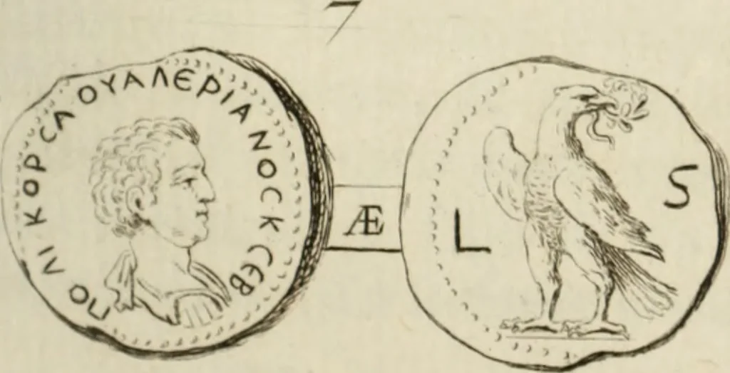 An illustration from Mémoires de littérature tirez des registres de l'Académie royale des inscriptions et belles lettres, depuis le renouvellement de cette Académie jusqu'en 1705, 1717, leaf 276
