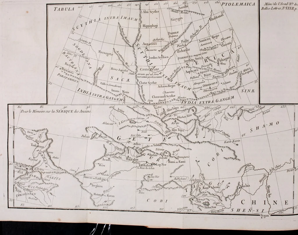 An illustration from Mémoires de littérature tirez des registres de l'Académie royale des inscriptions et belles lettres, depuis le renouvellement de cette Académie jusqu'en 1705, 1717, leaf 594