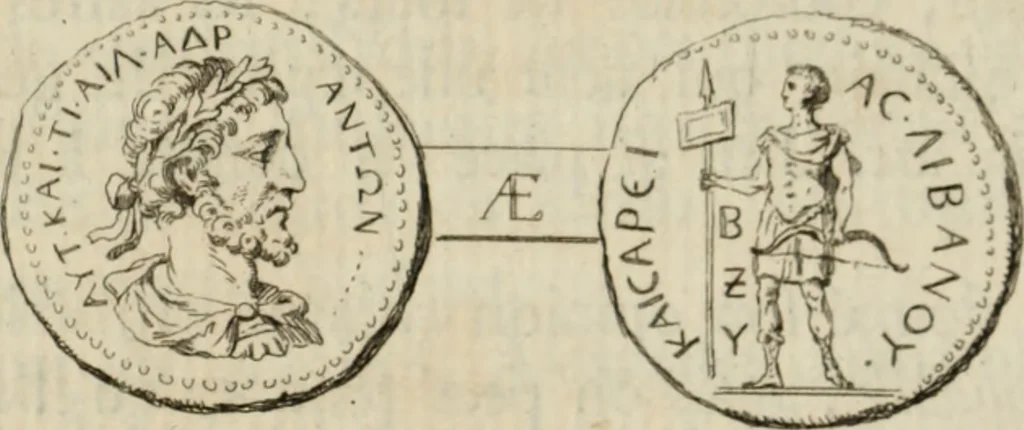 An illustration from Mémoires de littérature tirez des registres de l'Académie royale des inscriptions et belles lettres, depuis le renouvellement de cette Académie jusqu'en 1705, 1717, leaf 712