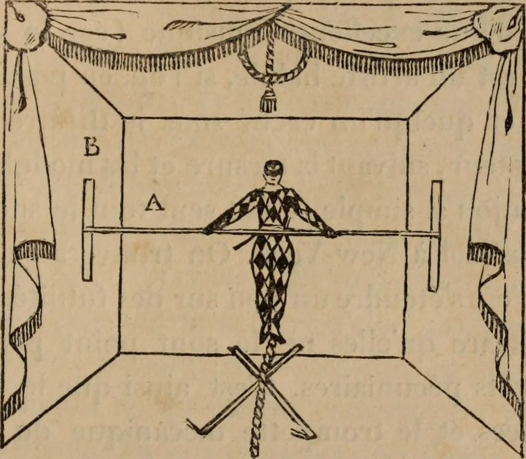 An illustration from Mémoires récréatifs, scientifiques et anecdotiques du physicien-aéronaute E.G. Robertson : connu par ses expériences de fantasmagorie, et par ses ascensions aérostatiques dans les principales villes de l'Europe : ex-professeur de physique au Collége central du ci-devant départment de l'Ourthe, membre de la Société Galvanique de Paris, de la Société des arts and des sciences de Hambourg, et de la Société d'émulation de Liége, 1831, leaf 276