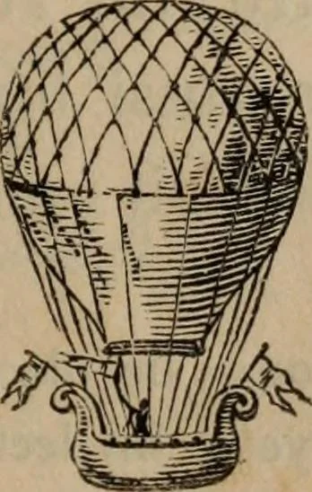 An illustration from Mémoires récréatifs, scientifiques et anecdotiques du physicien-aéronaute E.G. Robertson : connu par ses expériences de fantasmagorie, et par ses ascensions aérostatiques dans les principales villes de l'Europe : ex-professeur de physique au Collége central du ci-devant départment de l'Ourthe, membre de la Société Galvanique de Paris, de la Société des arts and des sciences de Hambourg, et de la Société d'émulation de Liége, 1831, leaf 50