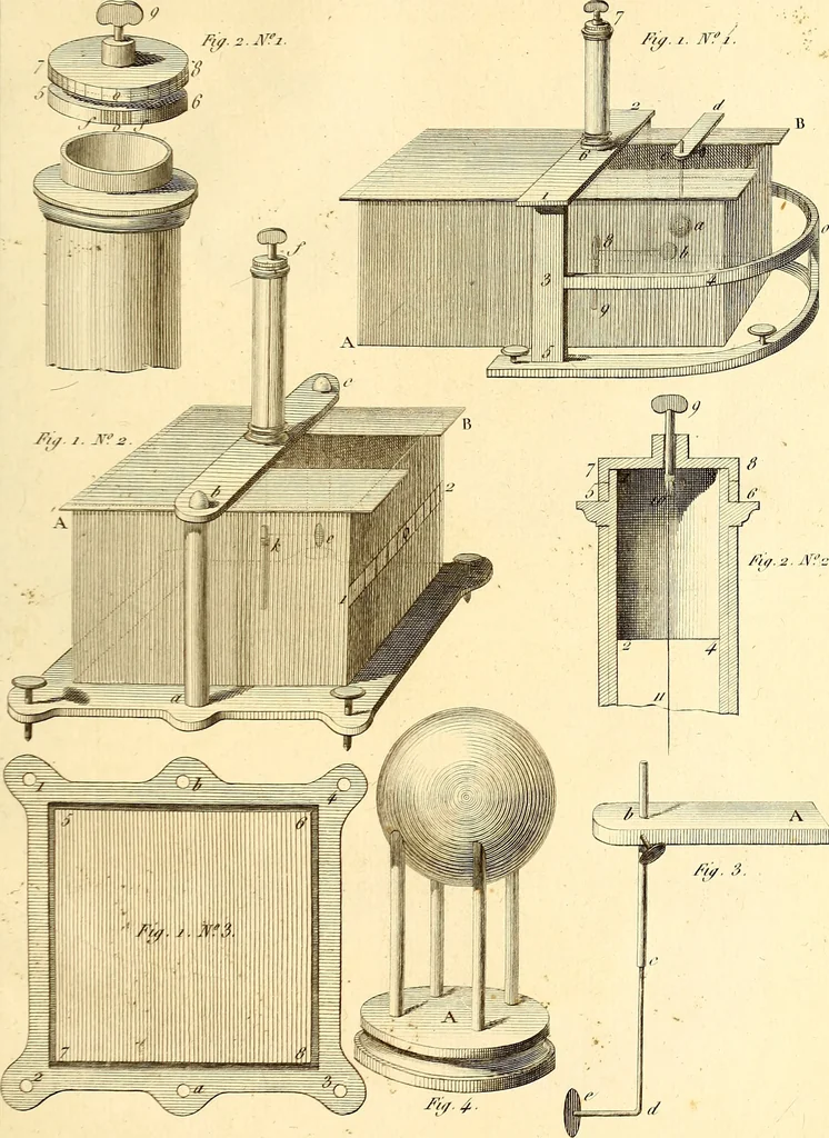 An illustration from Mémoires sur l'électricité et la magnétisme, 1789, leaf 156