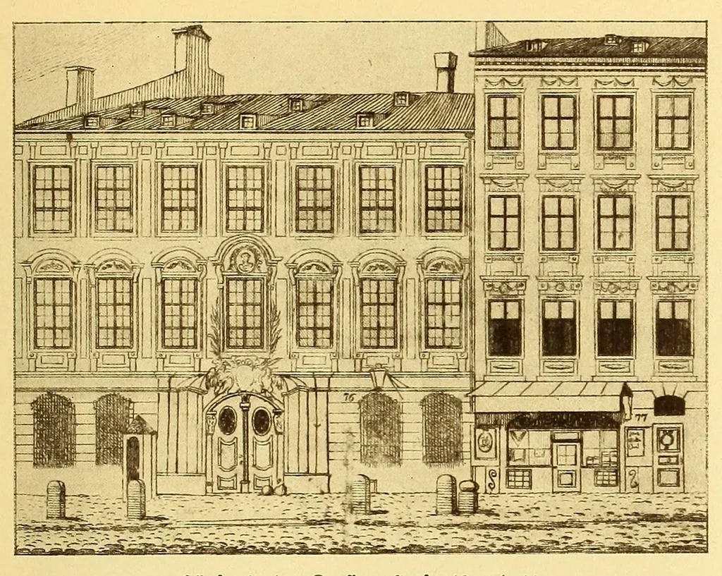 An illustration from München und seine Bauten, 1912, leaf 171