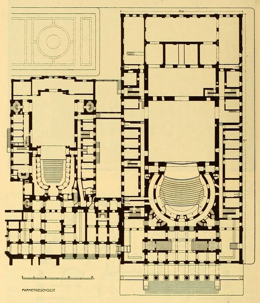 An illustration from München und seine Bauten, 1912, leaf 258
