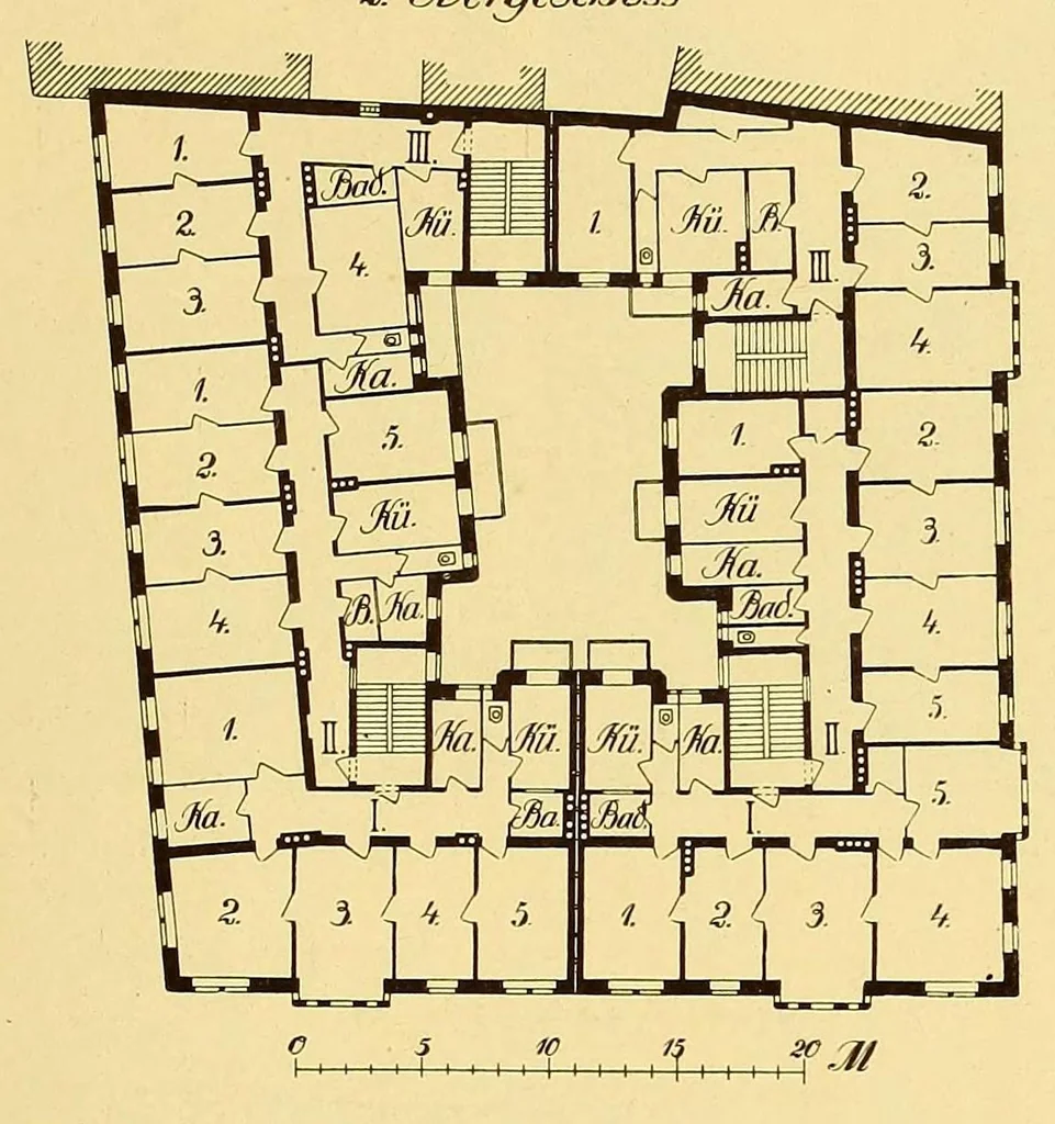An illustration from München und seine Bauten, 1912, leaf 299