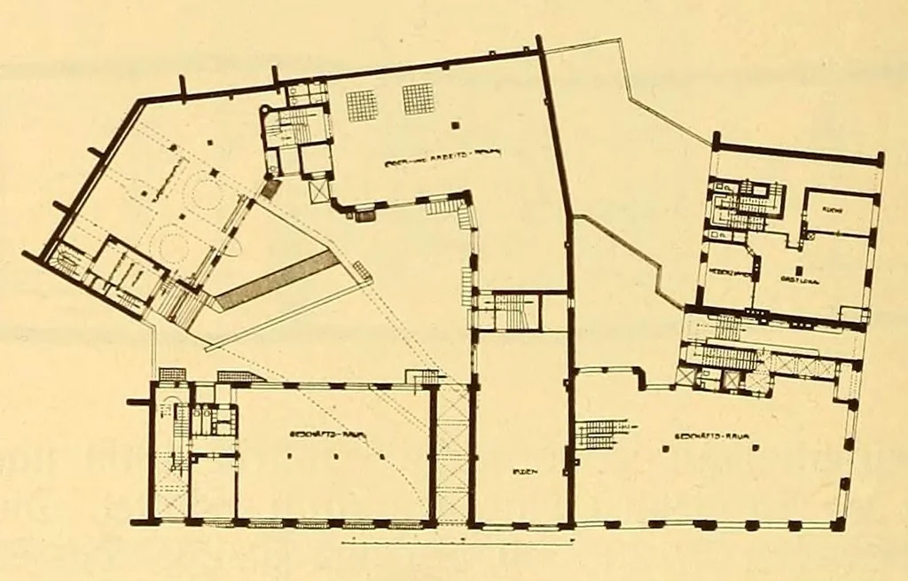 An illustration from München und seine Bauten, 1912, leaf 340