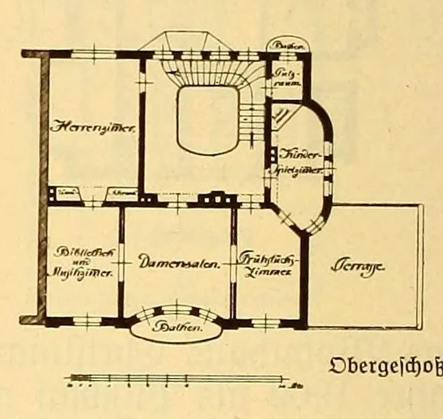 An illustration from München und seine Bauten, 1912, leaf 430
