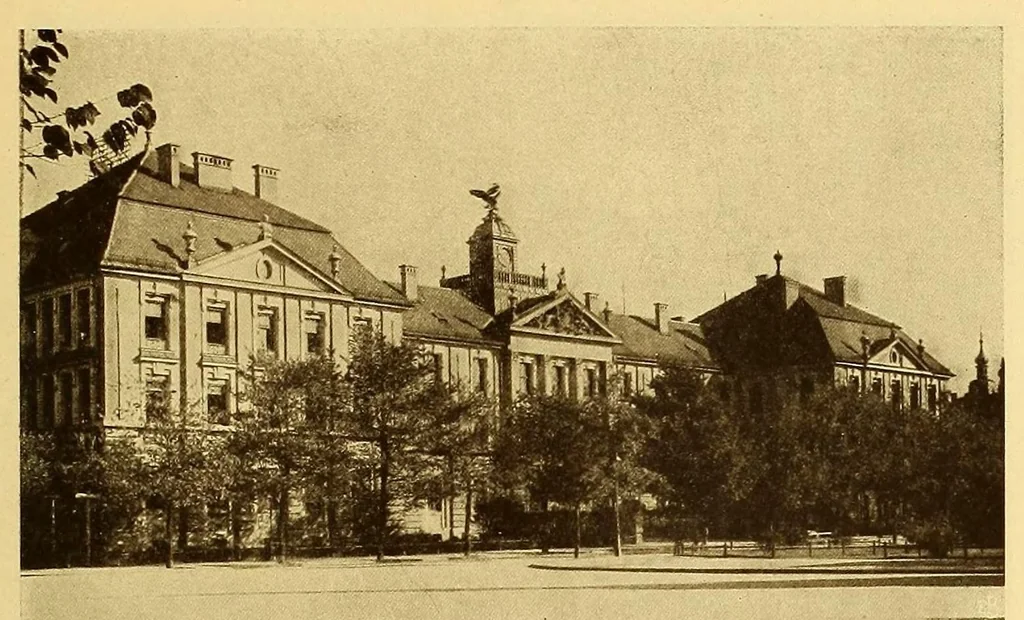 An illustration from München und seine Bauten, 1912, leaf 513