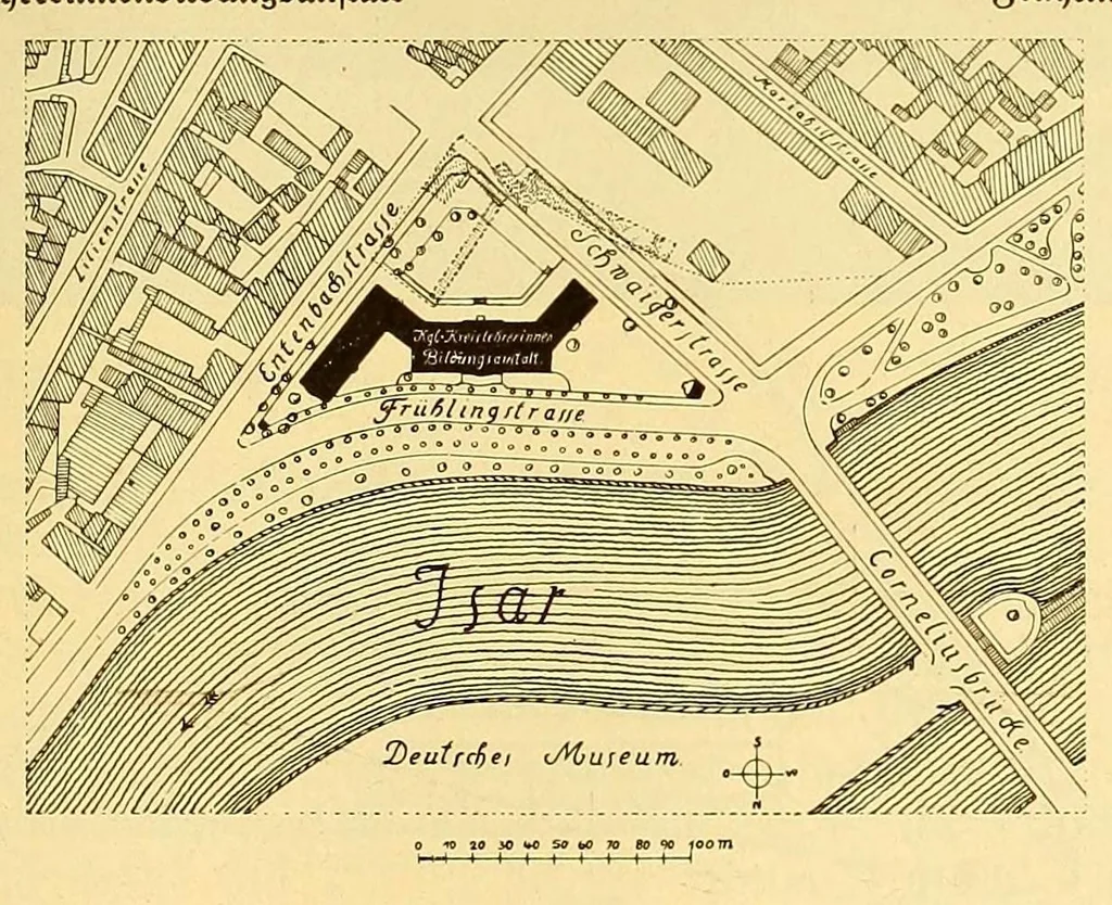 An illustration from München und seine Bauten, 1912, leaf 589