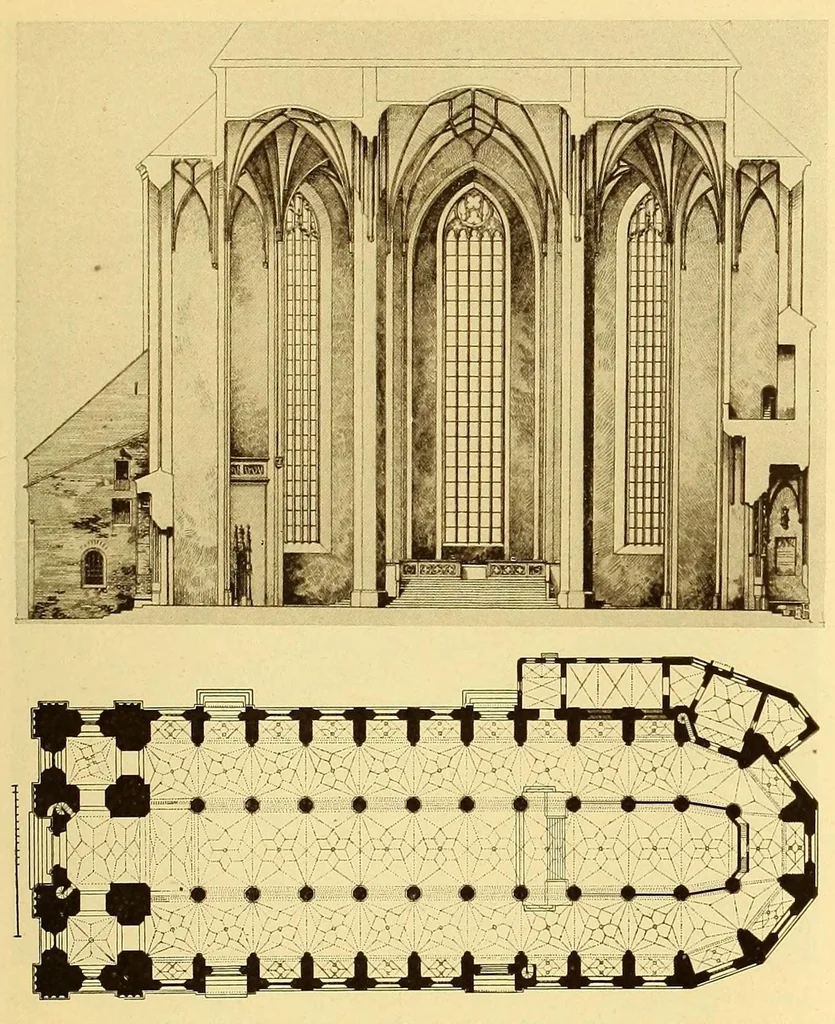 An illustration from München und seine Bauten, 1912, leaf 85