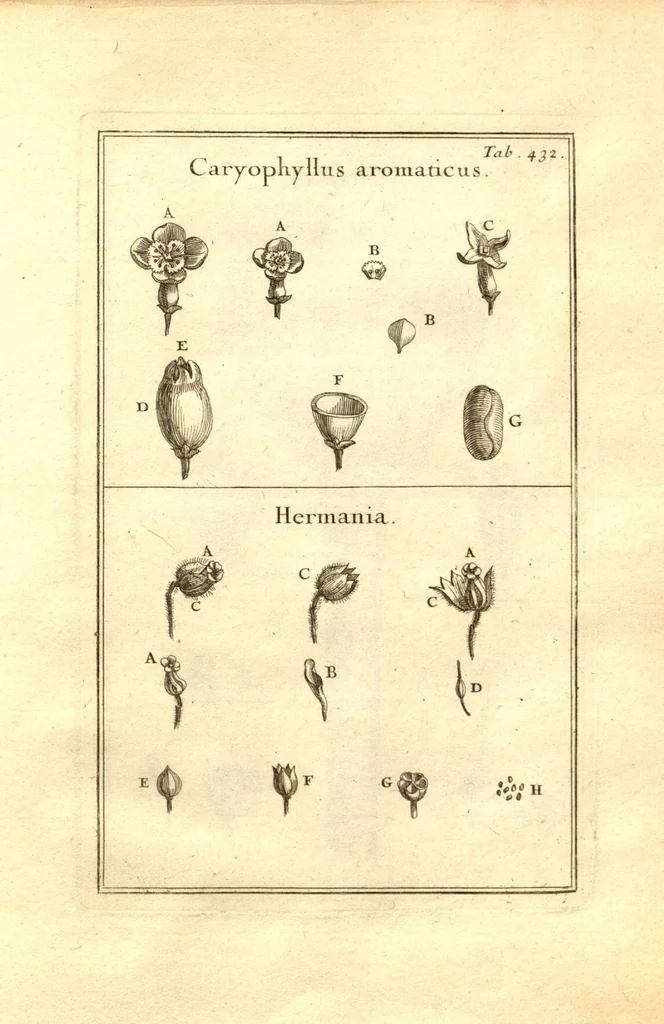 An illustration from Josephi Pitton Tournefort ... Institutiones rei herbaria., 1700, leaf 183