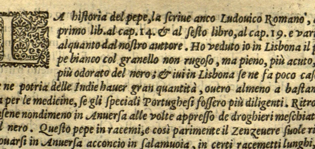 An illustration from Dve libri dell'historia de i semplici, aromati, et altre cose ?che vengono portate dall'Indie Orientali pertinente alla medicina /di don Garzia dall'Horto ... ; con alcune breui annotationi di Carlo Clvsio ; et dve altri libri parimente di qvelle che si portano dall'Indie Occidentali, di Nicolo? Monardes ... ; hora tutti tradotti dalle loro lingue nella nostra Italiana da m. Annibale Briganti ..., 1576, leaf 92