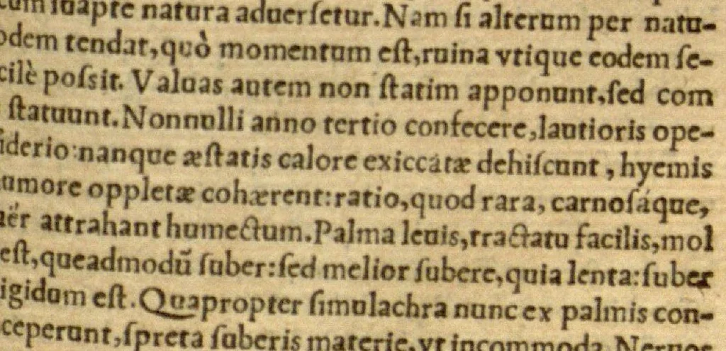 An illustration from Theophrasti ... De historia plantarum ?libri IX cum decimi principio, & De causis, siue, earum generatione, libri VI /Theodoro Gaza interprete., 1552, leaf 165