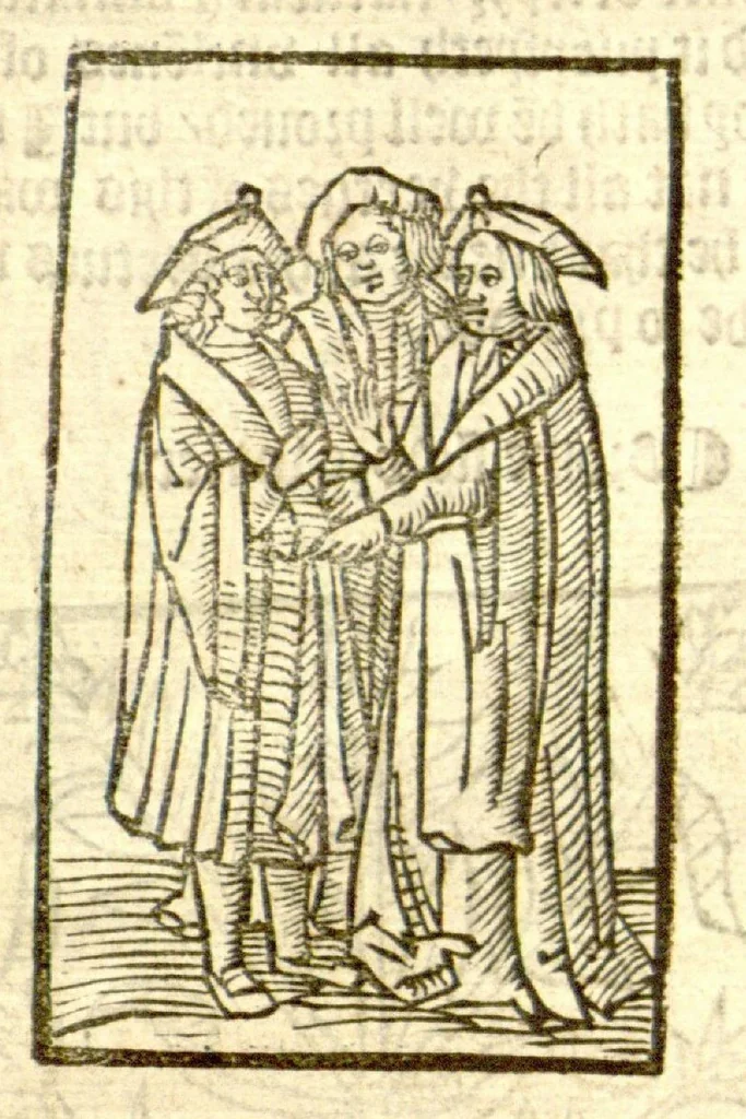 An illustration from The vertuose boke of distyllacyon of the waters of all maner of herbes ?with the fygures of the styllatoryes /fyrst made and compyled by the thyrte yeres study and labour of the moste conynge and famous master of phisyke Master Jherom Bruynswyke ; and now newly translate out of Duyche into Englysshe, not only to the synguler helpe and profyte of the surgyens, phisycyens and apothecaryes, but also of all maner of people parfytely and in dewe tyme and ordre to lerne to dystyll all maner of herbes to the profit, cure, & remedy of all maner dysieases and infirmytees apparant and nat apparant, and ye shall understande that the waters be better than the herbes as Avicenna testefyeth in his fourth canon saynge that all maner medicynes used with theyr substance febleth and maketh aged and weke., 1527, leaf 270