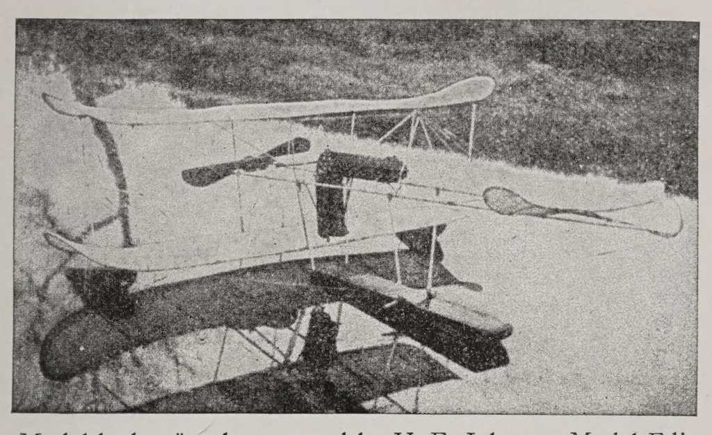 An illustration from Model aeroplanes and their engines; a practical book for beginners, 1917, leaf 169