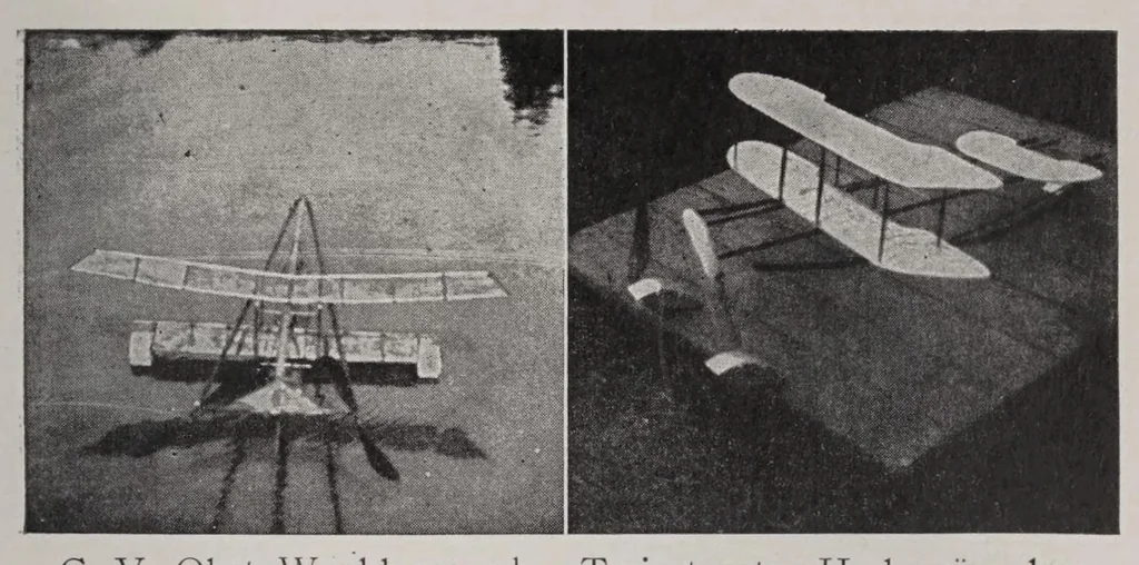 An illustration from Model aeroplanes and their engines; a practical book for beginners, 1917, leaf 69
